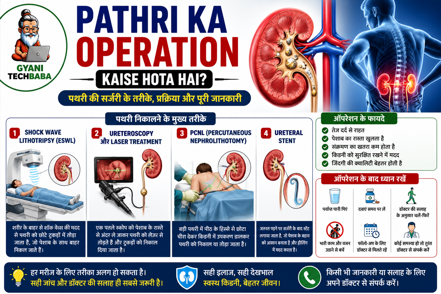 pathri ka operation kaise hota hai